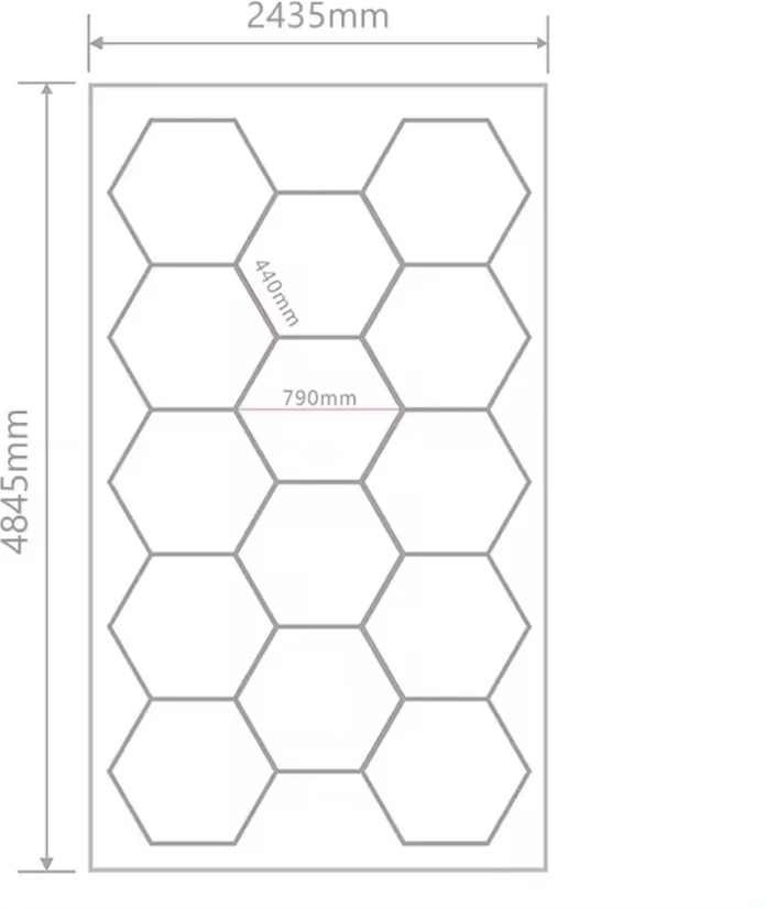 Hexagon Led Roof Light